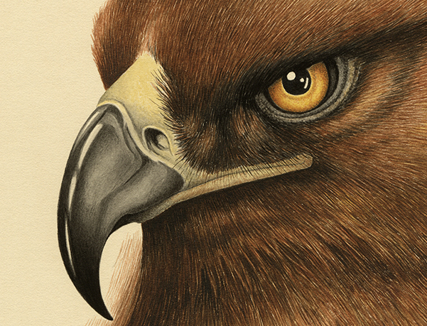 Golden Eagle by Zoë Payne — detail view