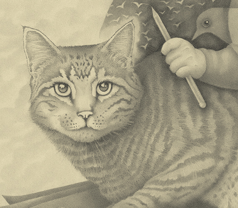 Luke and Toughy the Tripod by Zoë Payne — detail view